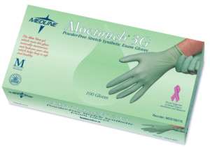 Medline Aloetouch 3G Exam Gloves Latex & Powder Free w Aloe Synthetic 