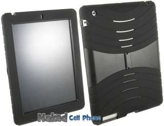 NEW BLACK DUO SHIELD CASE FOR APPLE iPAD 3 AND iPAD 2
