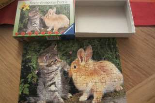 Ravensburger Katze Hase Puzzle 99 Teile wie neu in Brandenburg 