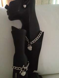 LOVE AND HIP HOP / BASKETBALL WIVES Silver Necklace & Bracelet 