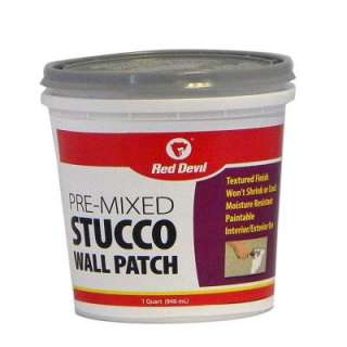 Red Devil 1 Qt. Pre Mixed Stucco Wall Patch 0450  