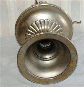 Original 1888 Rayo Kerosene Oil Lamp With Milk Glass Shade Nickel 