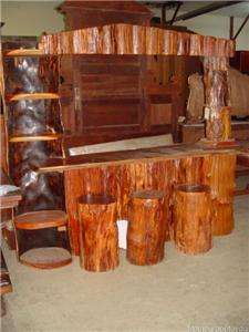NICE ROSEWOOD CARVED BAR AND STOOL SET 09THJM016  