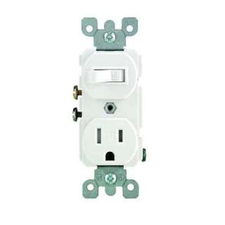 Leviton 15 Amp Tamper Switch and Outlet R62 T5225 0WS at The Home 