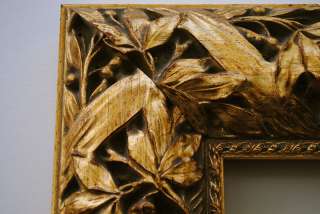 Ornate Gold Holly Berry Vine Picture Frame Up To 24x36  