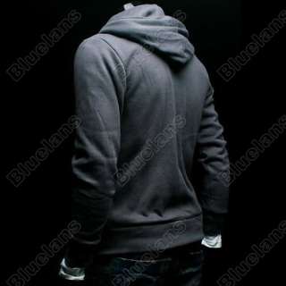 NWT Mens Slim Sexy Top Designed Hoody Coat Jacket Hoodies XS S M L 