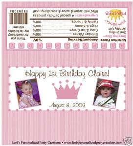 PERSONALIZED BIRTHDAY CANDY BAR WRAPPERS   MANY DESIGNS  