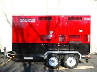 BALDOR TS350T Towable Generator with Trailer.  