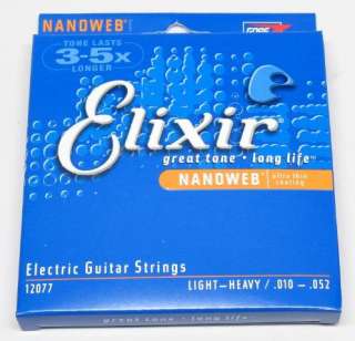 ELIXIR Nanoweb guitar strings Electric Lt / Hvy 10 52  
