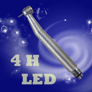 New Dental High Speed Optic Fiber Handpiece 4 Hole light led YD4 