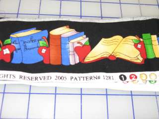 LORALIE cool school BORDER COTTON FABRIC SOLD BY THE SECTION APPROX 23 