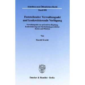   zum Öffentlichen Recht; SÖR 898)  Harald Kracht Bücher