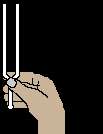 correct way to hold a tuning fork