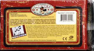 Mickey 75th Anniversary Ltd ED. Filmography cards UD  