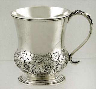 Indian Sterling Silver Thistle Mug Pittar & Co. Calcutta c1825  