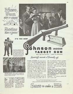 More Fun Johnson Indoor Target Gun ad 1947  