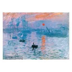 Kunstdruck Impression Soleil Levant von Claude Monet   Bildgröße 