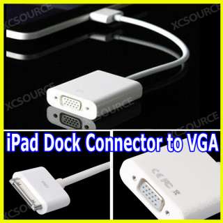   VGA Adapter Connection Cable for Apple iPad 2 3 iPhone 4S AC13  