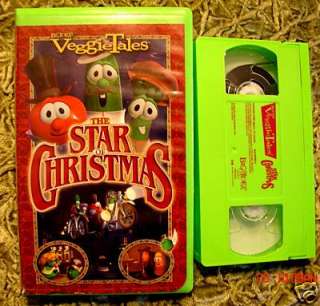 VeggieTales The Star of Christmas VHS VIDEO~$2.75SHIPS 794051702937 