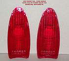 1953 DODGE MATCHED N.O.S. TAIL LIGHT LENS (EARLY NO SCREW HOLES) CODED 