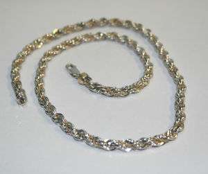 Precious Precious Sterling Silver 14kt Gold Necklace  