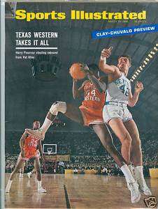 1966 Sports Illustrated Texas western no label  