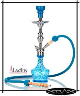 Aladin Arabica S Shisha   Türkis   51cm   Wasserpfeife  