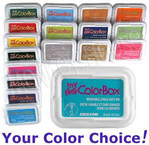 MY FIRST COLORBOX washable kids ink stamp pad inkpad child safe 