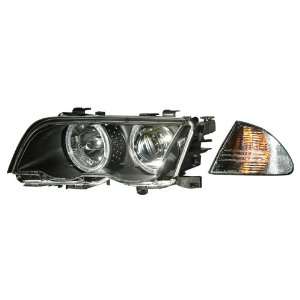 Anzo USA 121261 BMW 330xi Projector Halo Black Clear Headlight 
