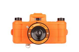 The Lomo Sprocket Rocket is a 35mm compact camera that boasts a super 