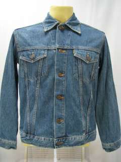 VTG Big John Blue Denim Jeans Cotton Work Wear Jacket Made in Japan 