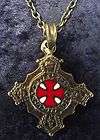 Knights Templar Order Cross Medieval SCA Reenactor Anti