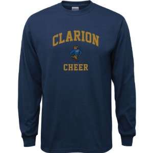 Clarion Golden Eagles Navy Youth Cheer Arch Long Sleeve T Shirt 