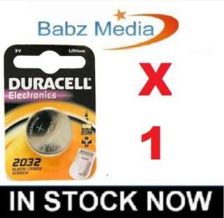 Duracell CR2032 3V Lithium Coin Cell Battery 2032  