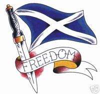 Scotland T shirt   SCOTTISH FREEDOM DESIGN  