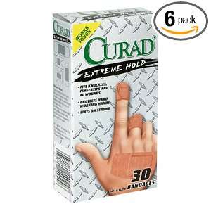  Curad Extreme Hold Bandages, Assorted Sized, 30 Bandages 