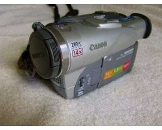 VIdeocamera minidv Canon mvx200i + batteria aggiuntiva da 4 ore