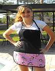 Betty Boop print barbeque style apron, 2 pocket, barbe