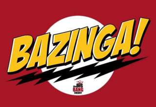 Big Bang Theory Hoodie   Bazinga   Officially Licenced   High Quality 