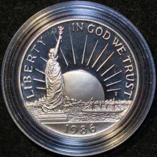 1986 S 50C Clad Statue of Liberty Half dollar Gem Proof  