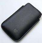 LEATHER POCKET SLIP CASE POUCH COVER FOR IPHONE 4S 4 4G 3G 3GS BLACK 