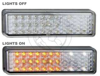 LED Bullbar Indicator and Parker Light Clear Lens PAIR Suit ARB and 