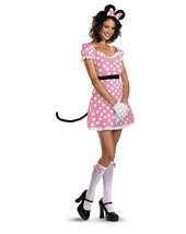 Womens Disney Pink Minnie Mouse Costume