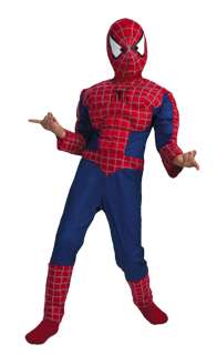 Deluxe Kids Muscle Spiderman 2 Costume   Authentic Spiderman Costumes