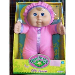 Cabbage Patch Kids Jammies Newborn Pink Sleeper Blonde Hair  Toys 