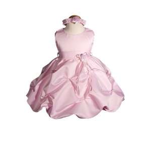   Pink Infant Flower Girl Wedding Party Dress Size S to 4t (Sz M) Baby