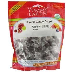 Yummy Earth Organic Candy Drops Gluten Free Cinnamon Stick   13 Oz 