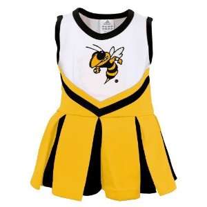   Tech Yellow Jackets Gold Youth Cheerleader Dress