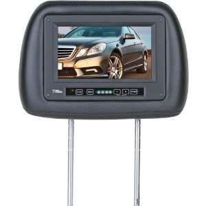  Universal Headrest with Pre Installed 7 Widescreen TFT Video Monitor 