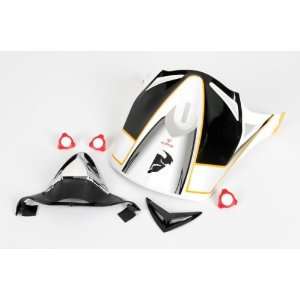  Thor Helmet Visor Kit for Force Color White/Black 0132 